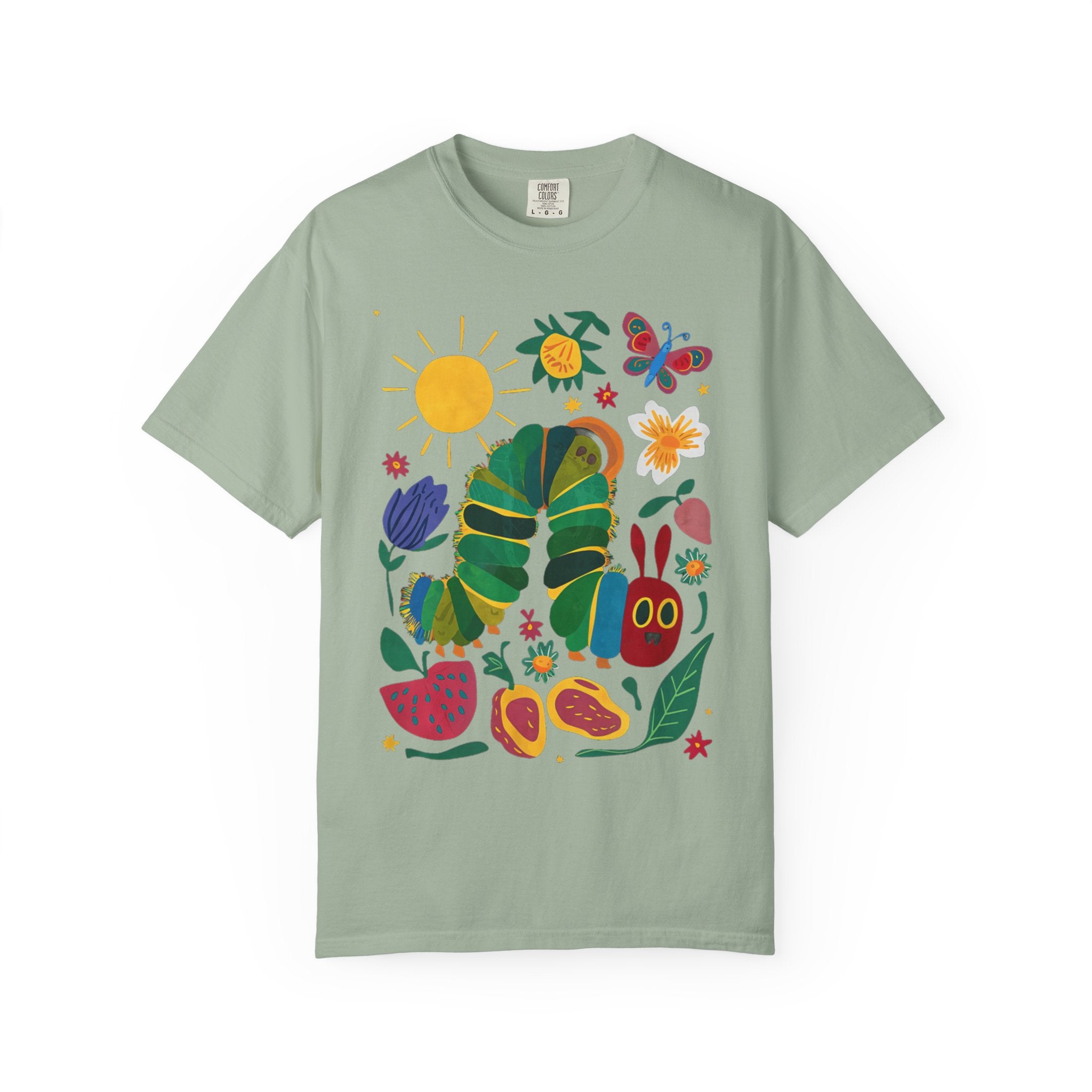 Very Hungry Caterpillar T-Shirt — Playful Teacher & Librarian Gift, Playful Spirit