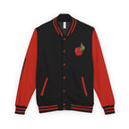 Custom Gift - Letterman Jacket for Teacher — Colorful "Very Hungry Caterpillar" Garden Back Patch