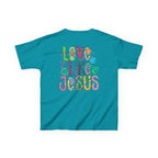 Kids "Love Like Jesus" T-Shirt — Colorful Christian Kids Tee