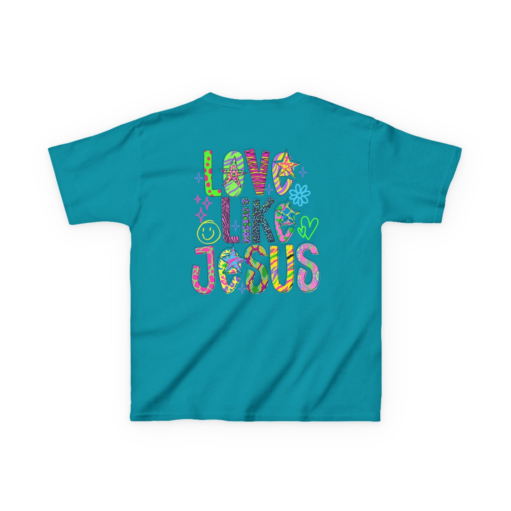 Kids "Love Like Jesus" T-Shirt — Colorful Christian Kids Tee