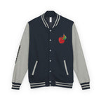 Custom Gift - Letterman Jacket for Teacher — Colorful "Very Hungry Caterpillar" Garden Back Patch