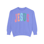 Jesus Rainbow Comfort Colors Crewneck Sweatshirt