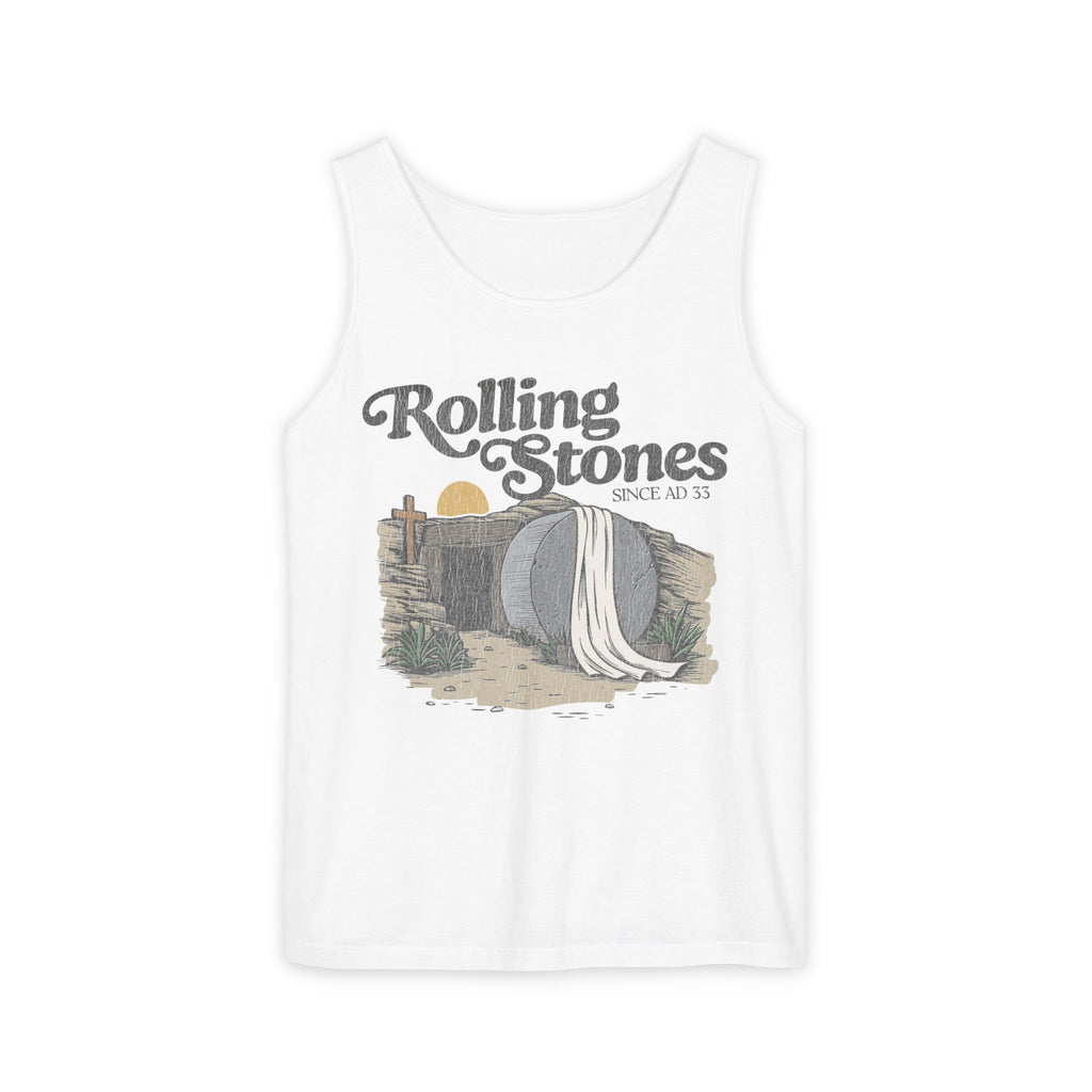 Rolling Stones Oversized Tank Top — Comfort Colors Garment-Dyed
