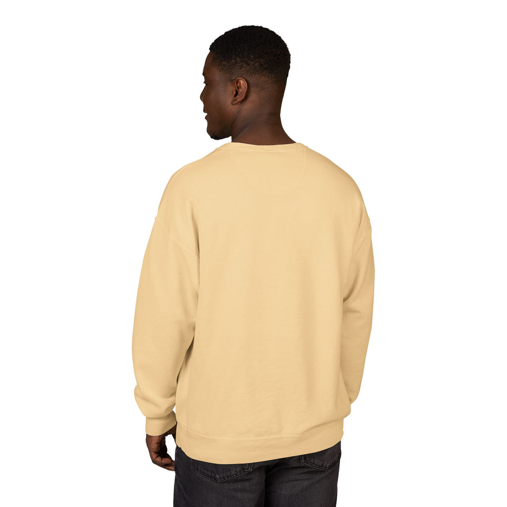 Custom Crewneck Sweatshirt — Vintage Garment-Dyed Comfort