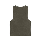 Tank Top — "By Their Fruits You Will Recognize Them" Vintage Stonewash Graphic
