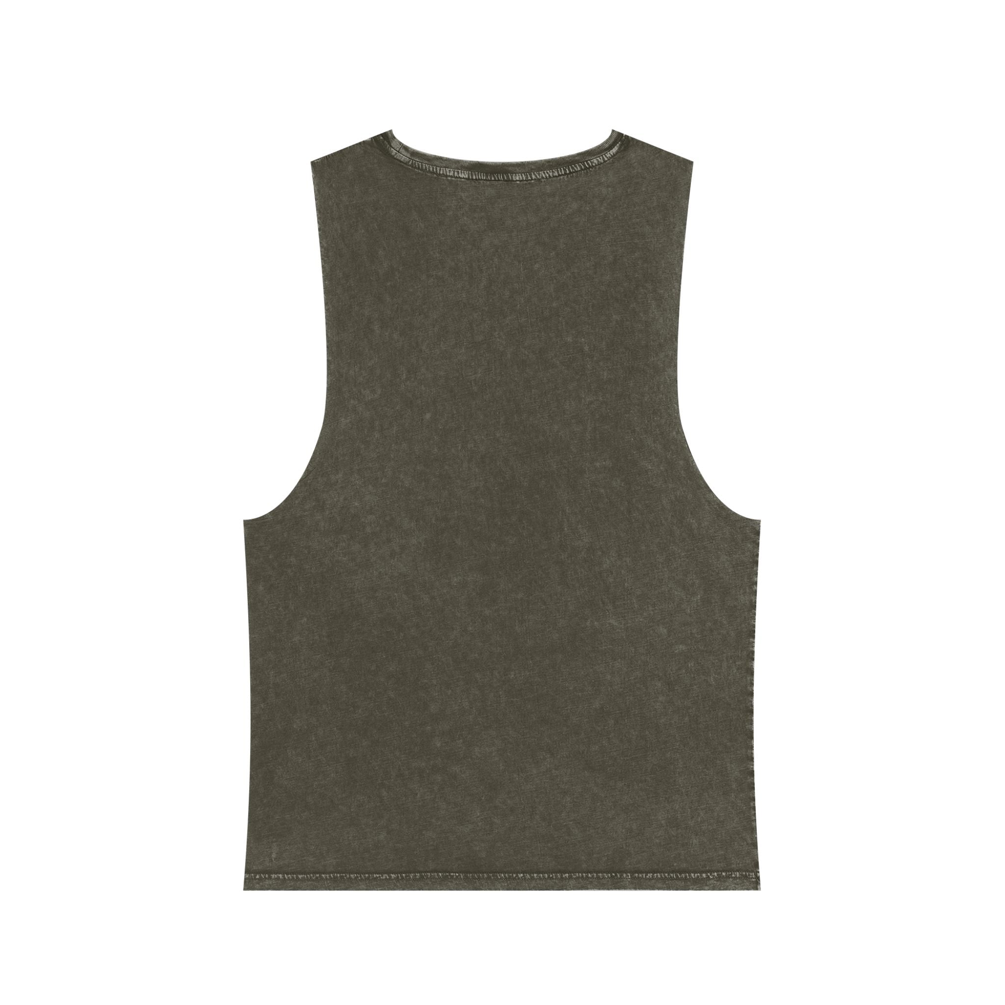 Tank Top — "By Their Fruits You Will Recognize Them" Vintage Stonewash Graphic