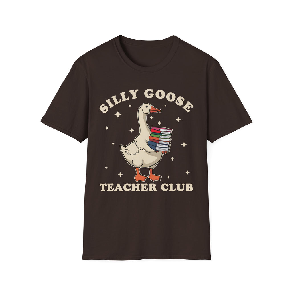 Silly Goose Teacher Club T-Shirt — Cute Teacher Graphic Tee