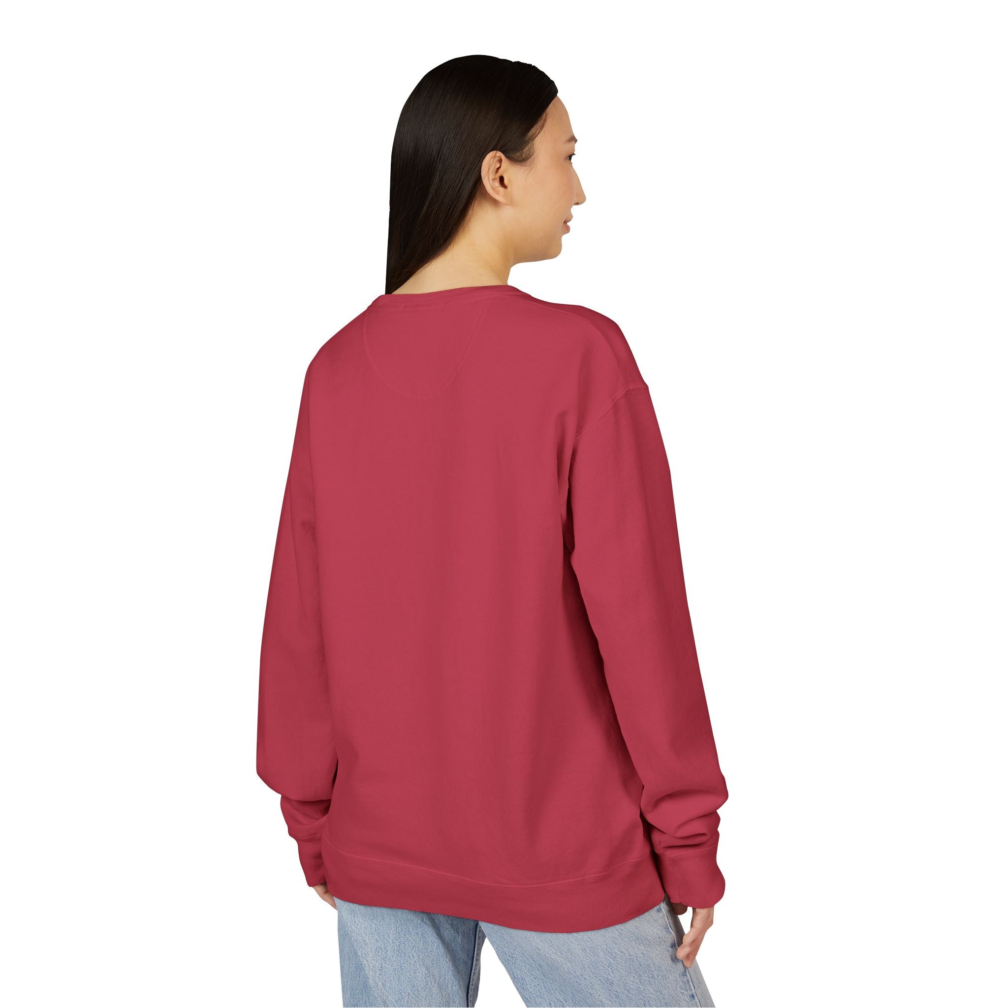 Custom Crewneck Sweatshirt — Vintage Garment-Dyed Comfort