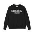 Custom Crewneck Sweatshirt — Vintage Garment-Dyed Comfort