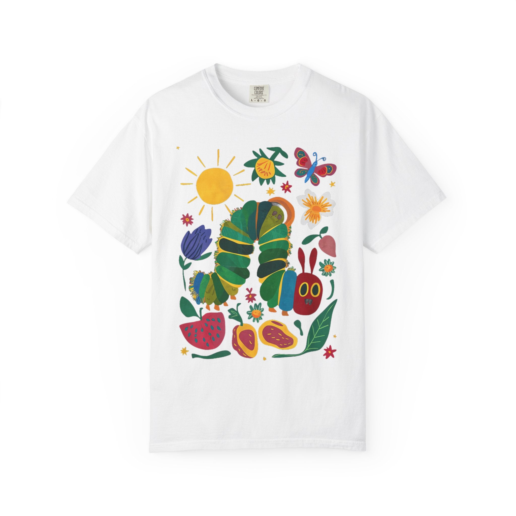 Very Hungry Caterpillar T-Shirt — Playful Teacher & Librarian Gift, Playful Spirit