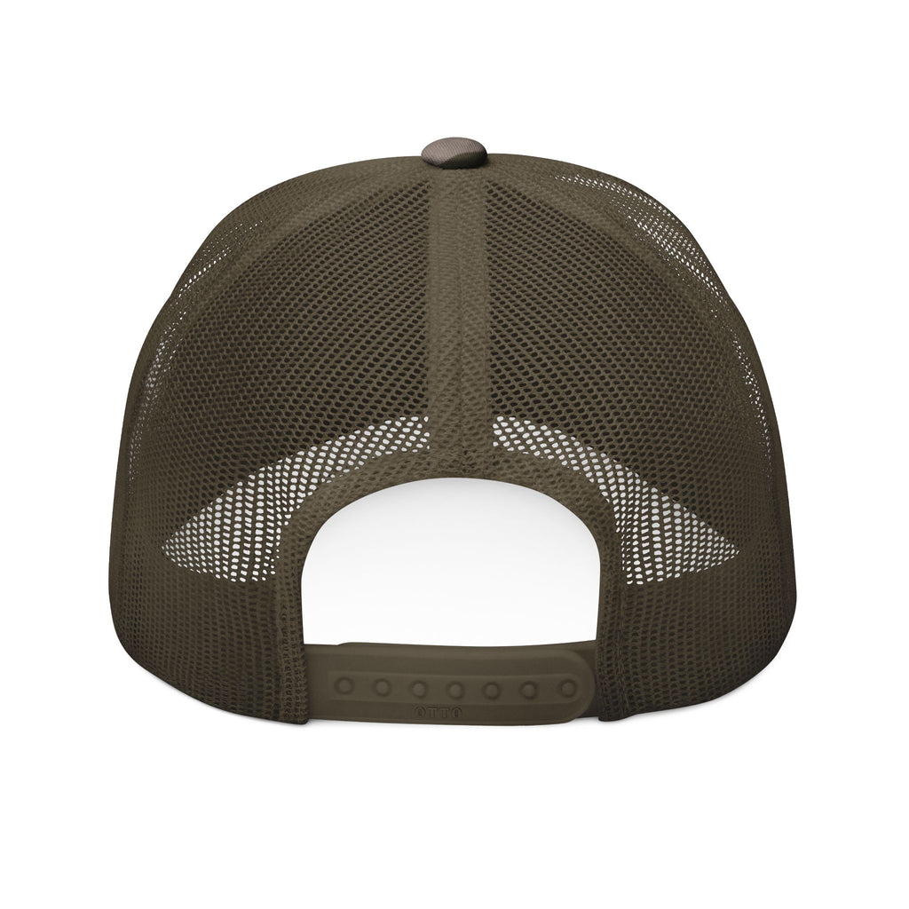 Custom Camo Trucker Hat — Custom Embroidered Military-Style Cap