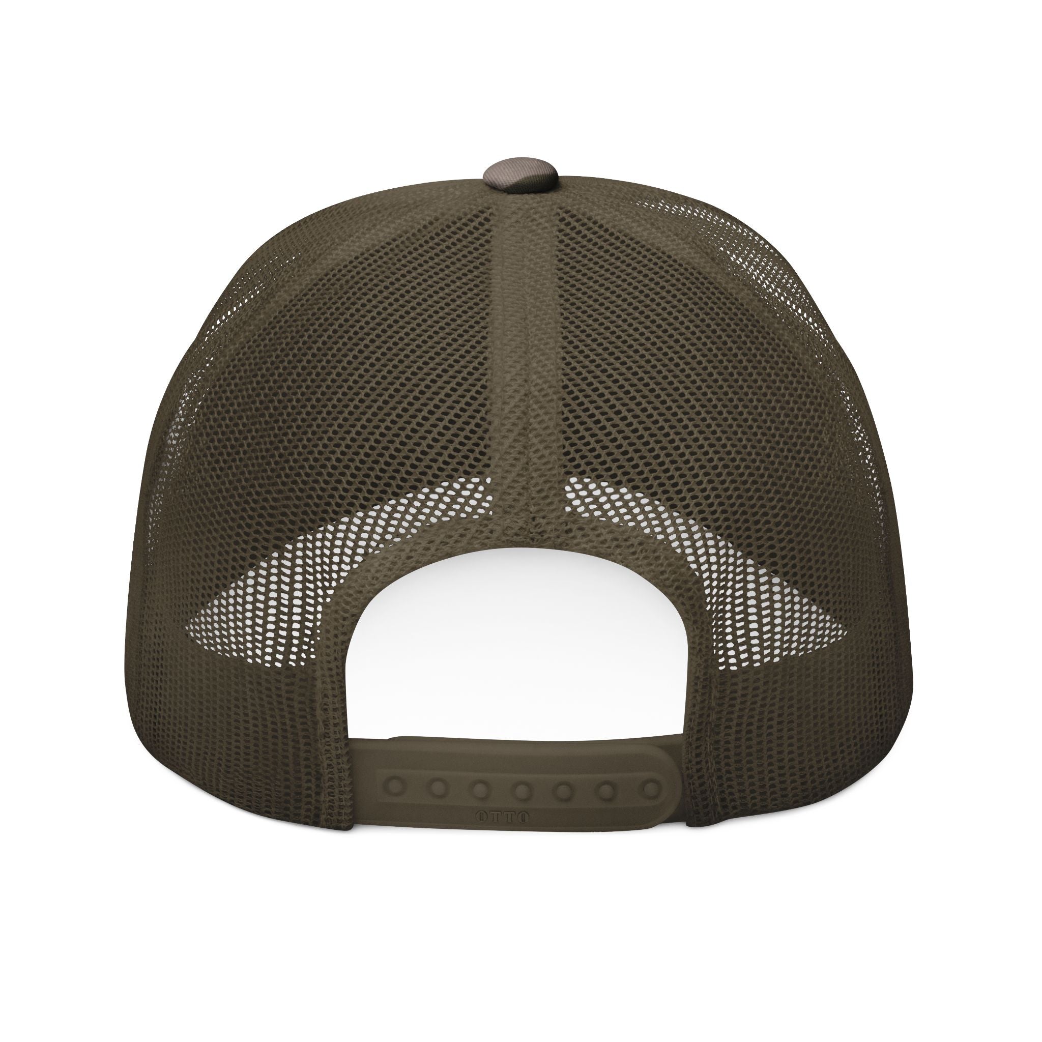 Custom Camo Trucker Hat — Custom Embroidered Military-Style Cap