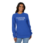 Custom Raglan Sweatshirt - Personalized College-Style Crewneck