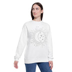 Celestial Moon Sweatshirt — Minimal Moon & Stars Crewneck