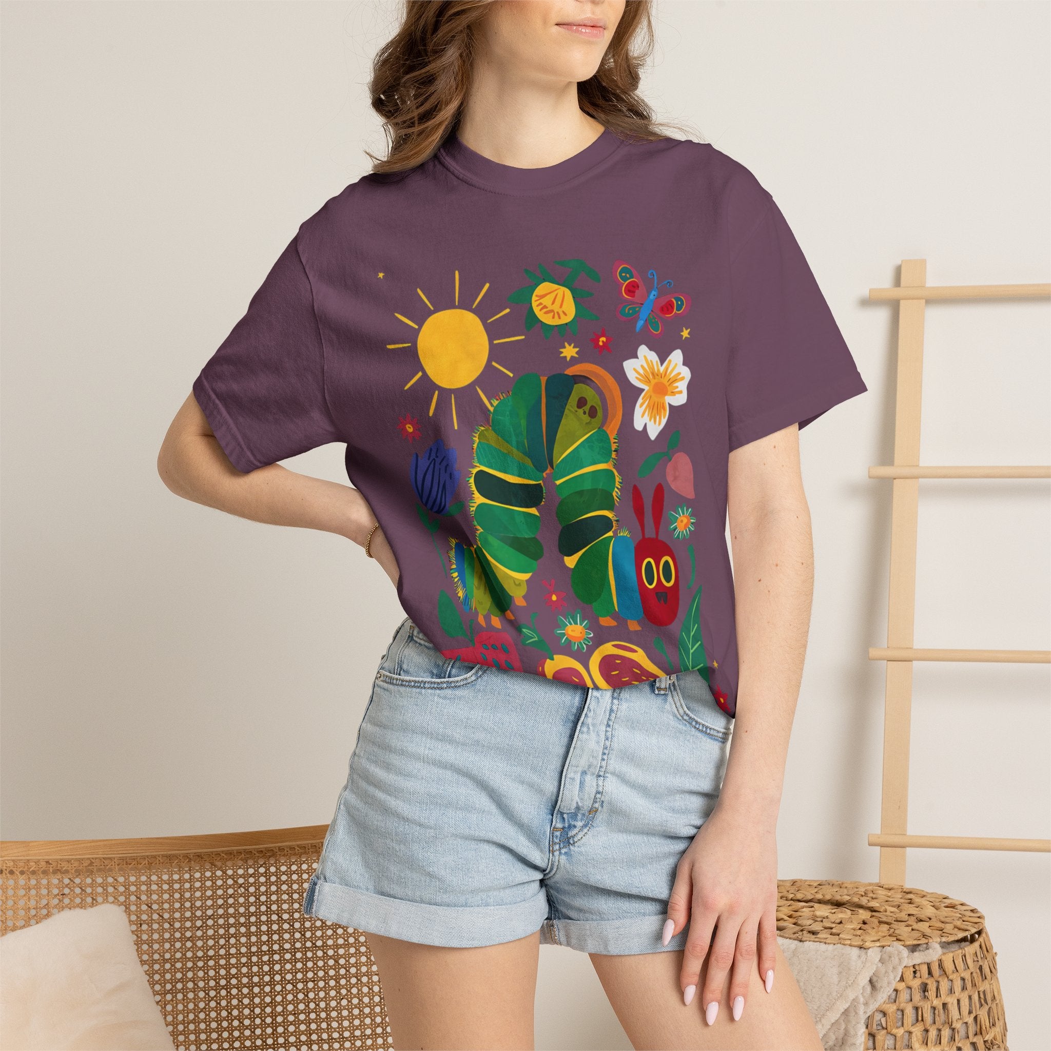 Very Hungry Caterpillar T-Shirt — Playful Teacher & Librarian Gift, Playful Spirit