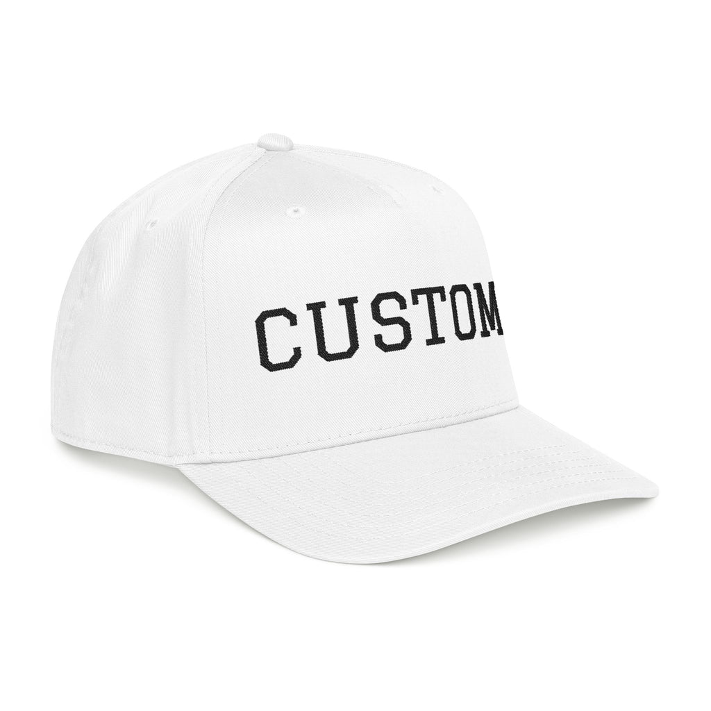 Custom Baseball Cap Two Toned Mid Profile Baseball Cap