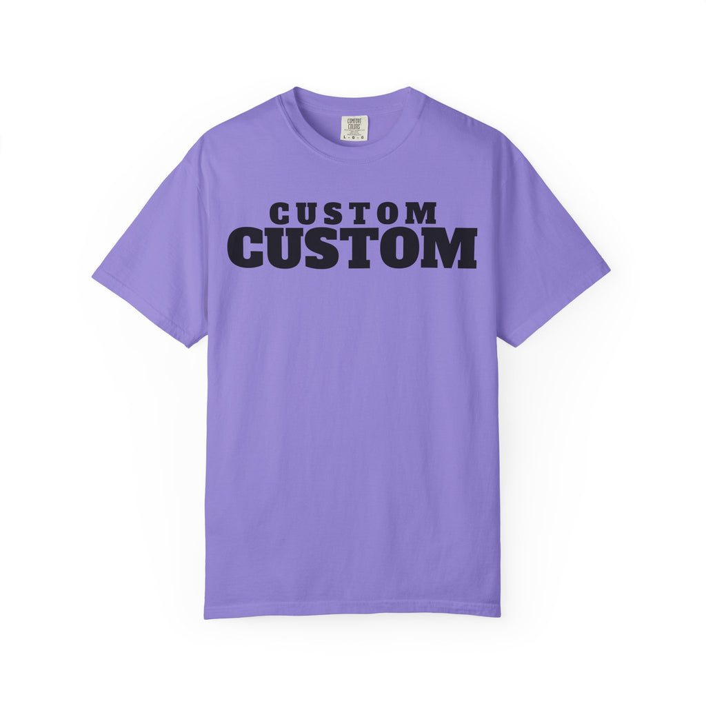 Custom Text T-Shirt — Personalized Bold Logo Tee
