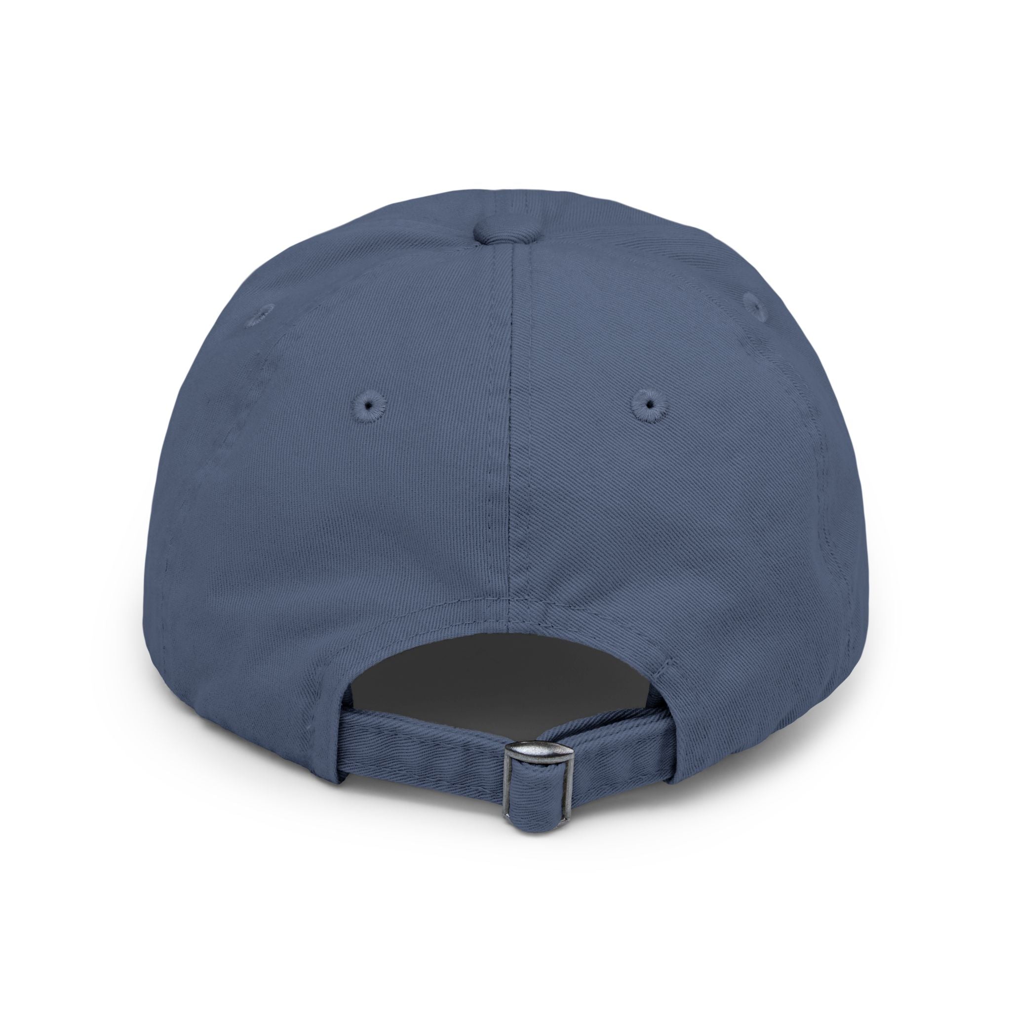 Distressed Cap • Watercolor Caterpillar on Apple Hat — Cute Kids & Adult Storybook Baseball Cap