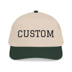 Custom Baseball Cap Two Toned Mid Profile Baseball Cap