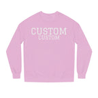 Custom Text Crewneck Sweatshirt — Personalized College-Style Pullover