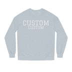 Custom Text Crewneck Sweatshirt — Personalized College-Style Pullover