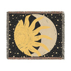 Woven Blanket — Sun and Moon Celestial Throw Blanket
