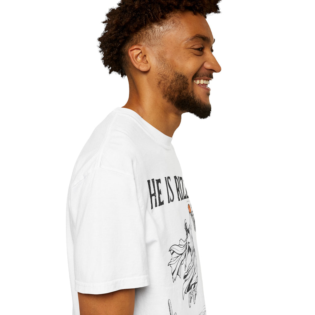Comfort Colors Oversized T‑Shirt — Christian He Is Rizzin