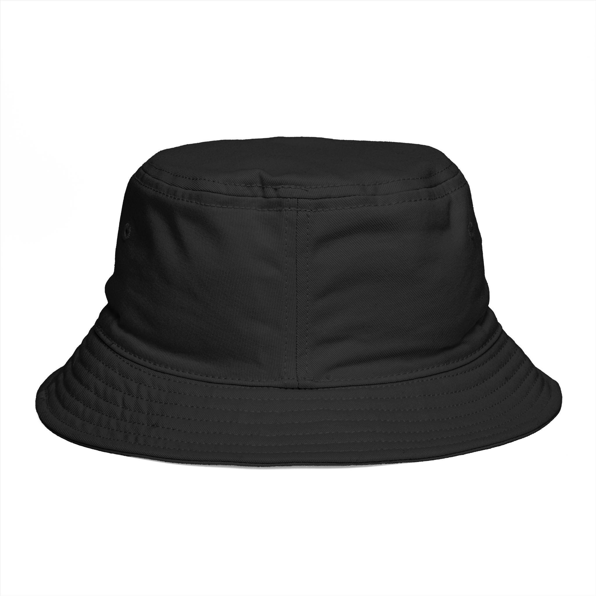 Brown Bucket Hat with Colorful Caterpillar Graphic