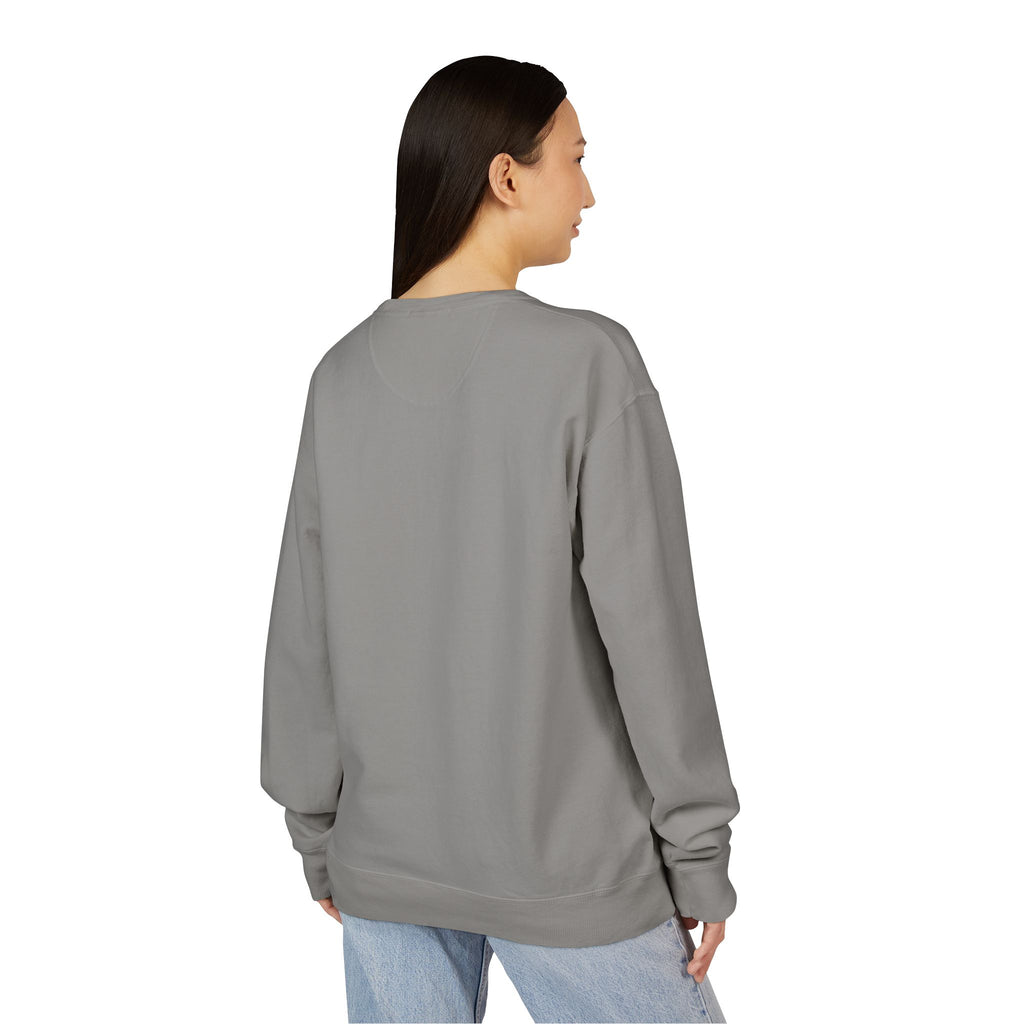 Custom Crewneck Sweatshirt — Vintage Garment-Dyed Comfort