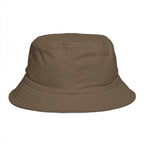 Brown Bucket Hat with Colorful Caterpillar Graphic