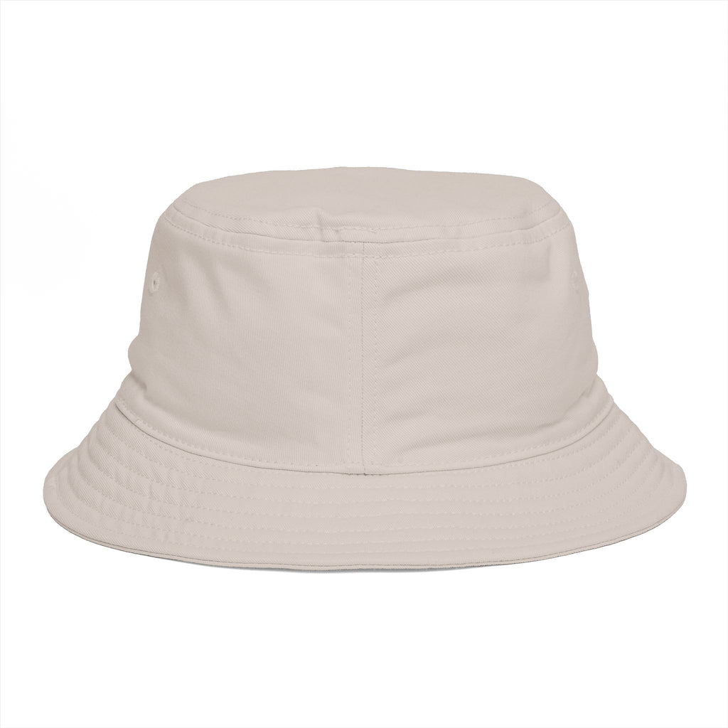 Brown Bucket Hat with Colorful Caterpillar Graphic