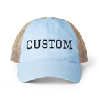 Custom Women's Hat  Washed Mesh-Back Cap Fun Patterns