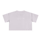 Custom T-Shirt - Custom Crop Top - Customizable Women's Crop Tee — Minimalist 'Custom Text Here' Chest Graphic