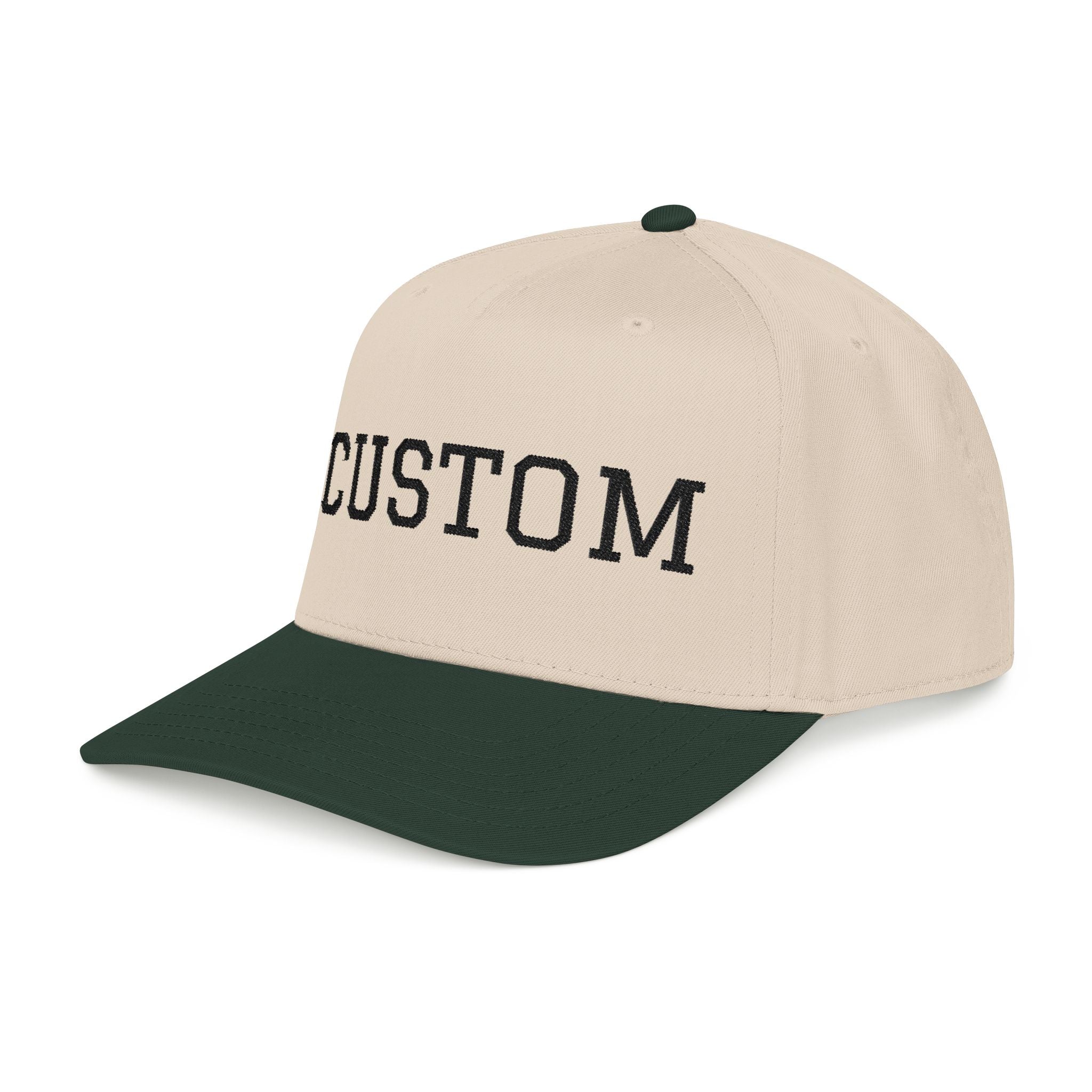 Custom Baseball Cap Two Toned Mid Profile Baseball Cap