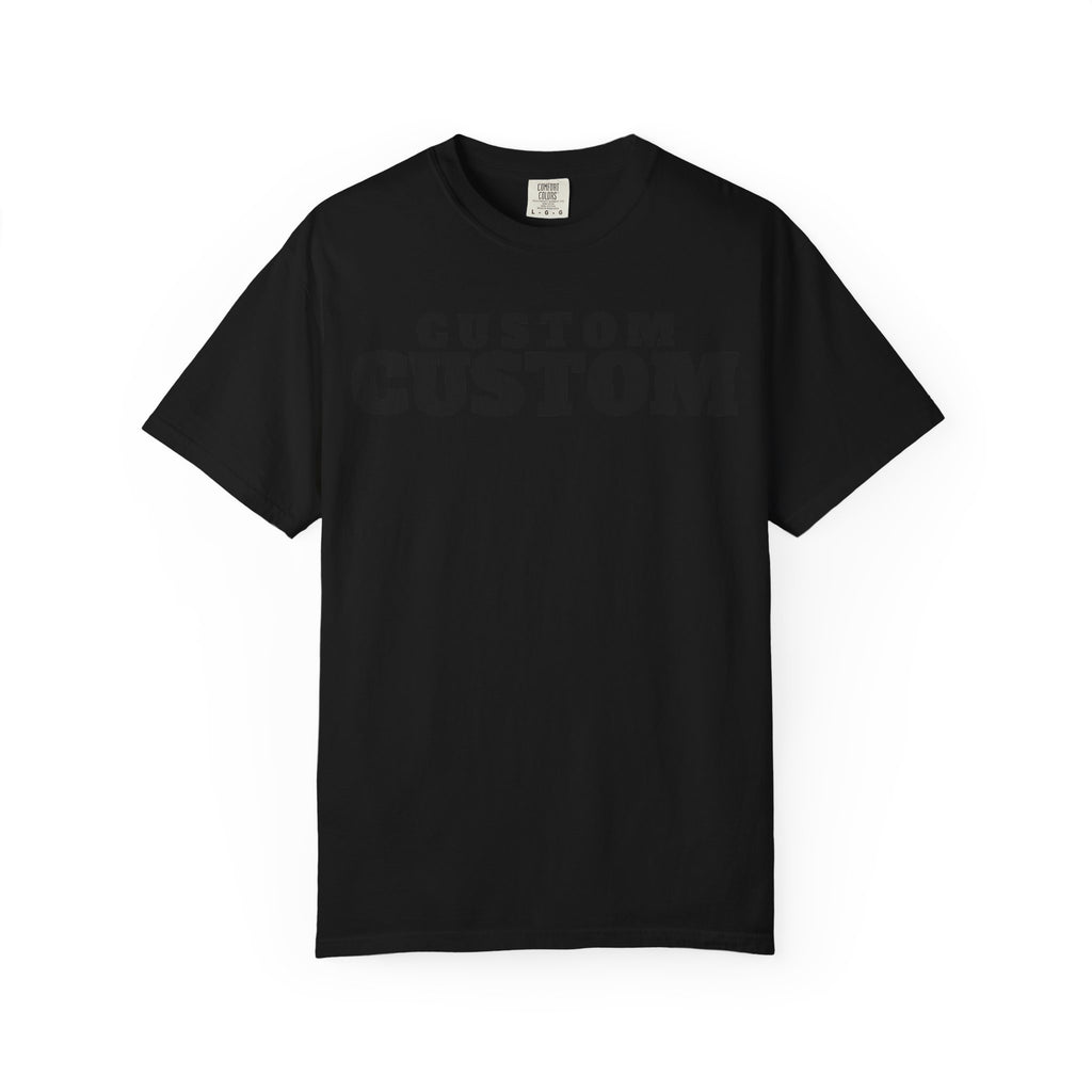 Custom Text T-Shirt — Personalized Bold Logo Tee