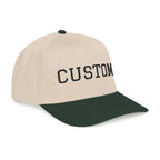 Custom Baseball Cap Two Toned Mid Profile Baseball Cap
