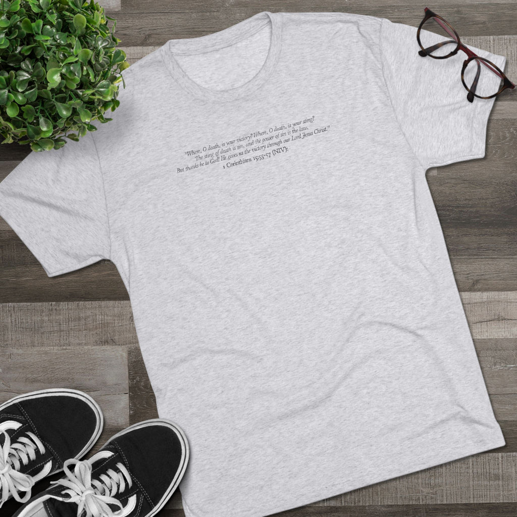 Christian Faith Crew Tee — "Faith Over Fear" Butter Soft