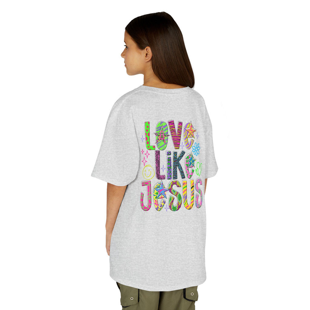 Kids "Love Like Jesus" T-Shirt — Colorful Christian Kids Tee