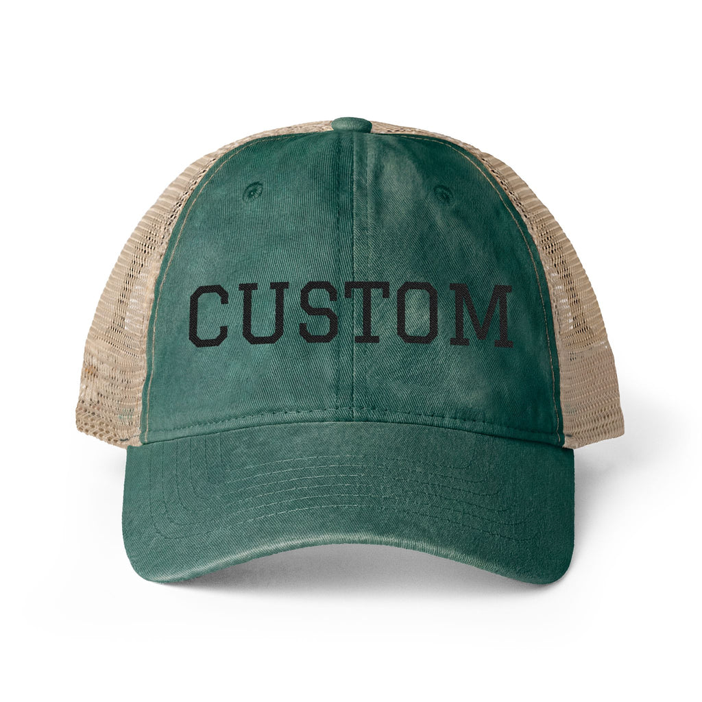 Custom Women's Hat  Washed Mesh-Back Cap Fun Patterns