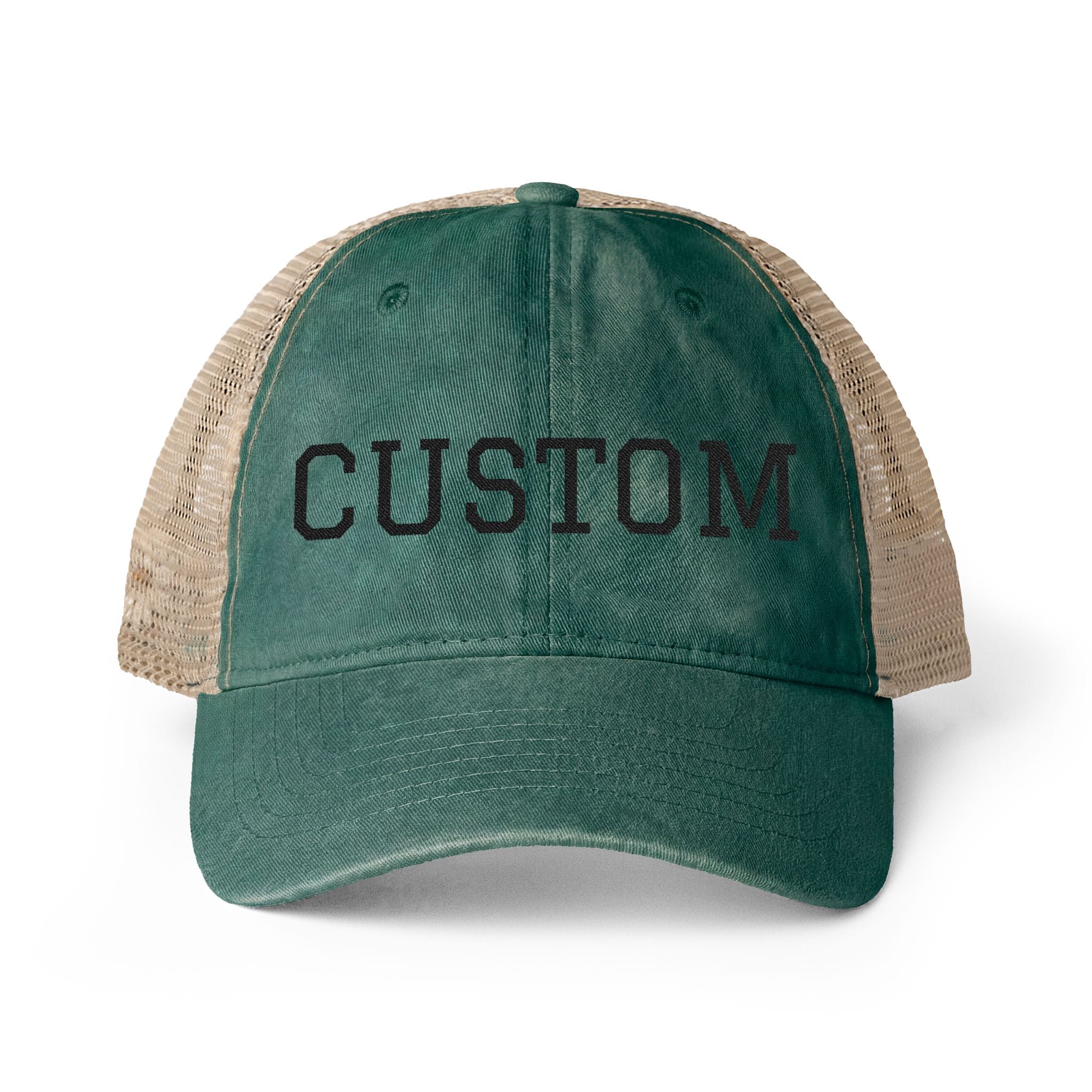 Custom Women's Hat  Washed Mesh-Back Cap Fun Patterns
