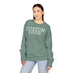 Custom Crewneck Sweatshirt — Vintage Garment-Dyed Comfort