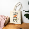 The Goodness of God Canvas Tote - Inspirational Christian Faith Grocery Bag
