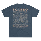 Christian Faith Crew Tee — "I Can Do All Things Through Christ Who Strengthens Me"