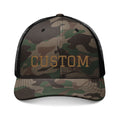 Custom Camo Trucker Hat — Custom Embroidered Military-Style Cap