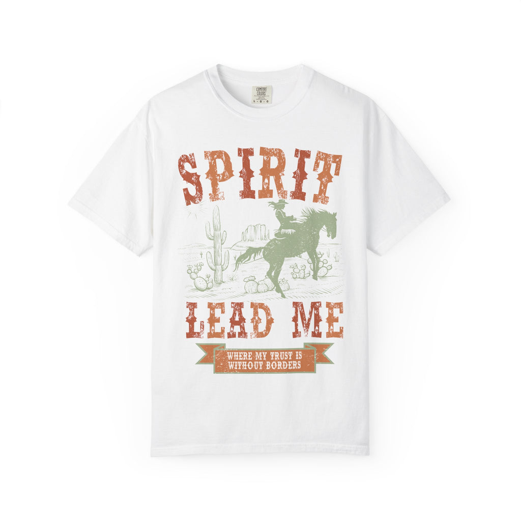 Spirit Lead Me Cowboy Graphic T-Shirt — Western Rodeo Vintage Tee