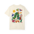 Custom Teacher Gift Caterpillar Garden T-Shirt — Colorful Children’s Storybook Graphic Tee