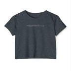 Christian Festival Crop Top — “I Can Do All Things Through Christ Who Strengthens Me" Graphic