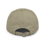 Distressed Cap • Watercolor Caterpillar on Apple Hat — Cute Kids & Adult Storybook Baseball Cap