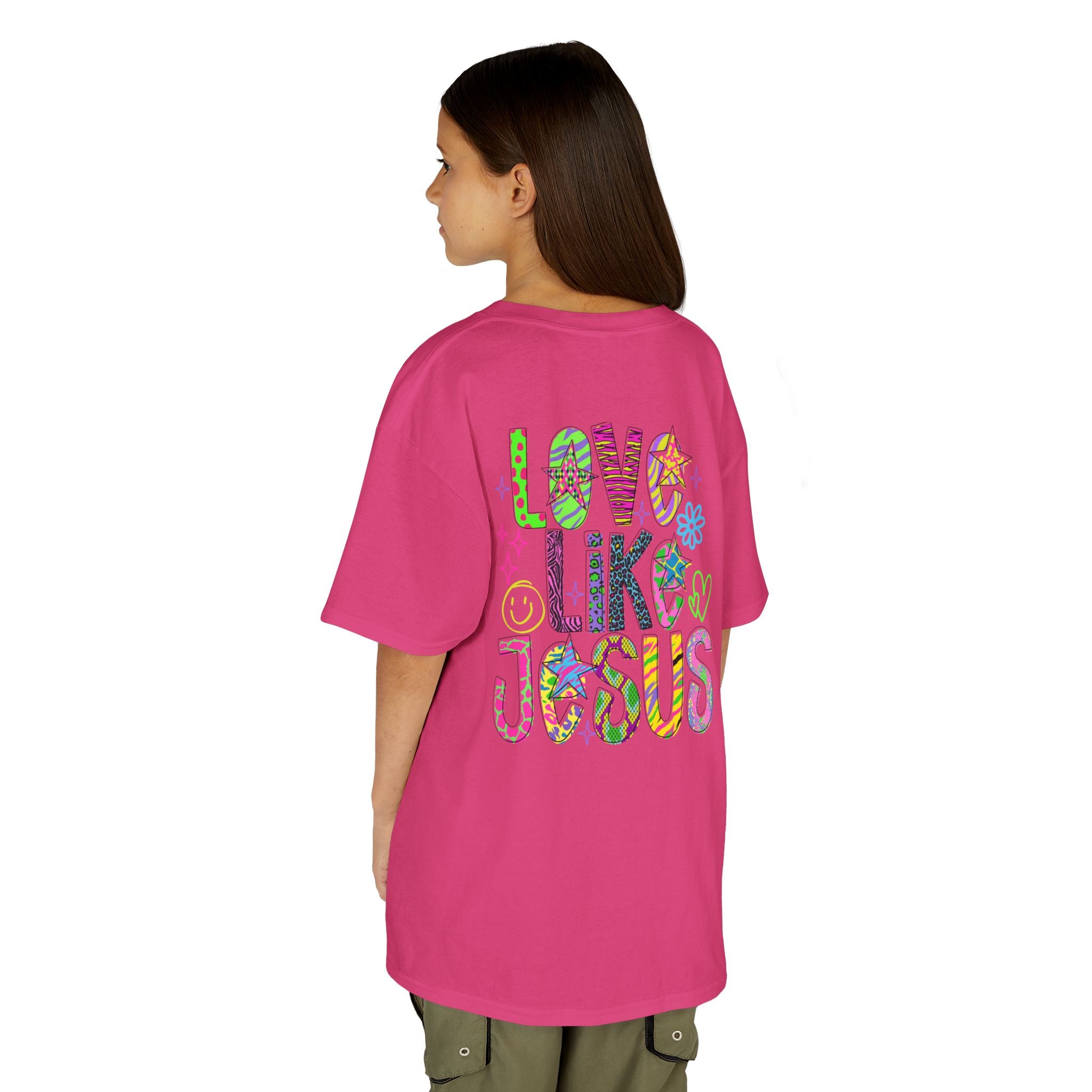 Kids "Love Like Jesus" T-Shirt — Colorful Christian Kids Tee