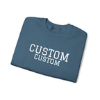 Embroidered Custom Vintage-Style Crewneck Sweatshirt